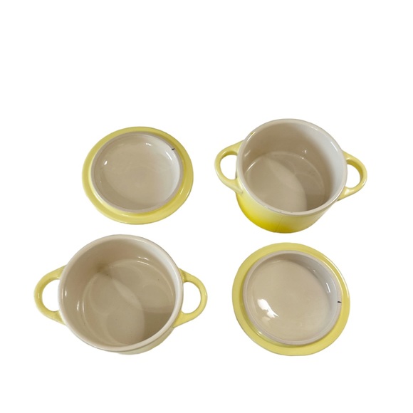 NEW HTF Le Creuset SOLEIL Mini Cocotte Set/2 - Picture 4 of 7